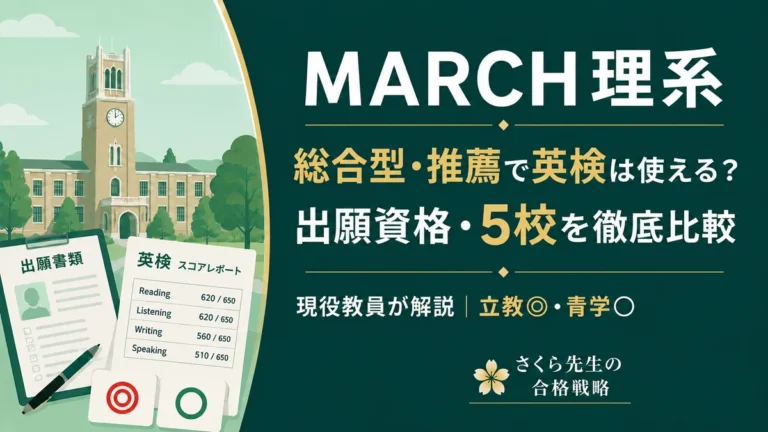 MARCH推薦・総合型の英検利用
