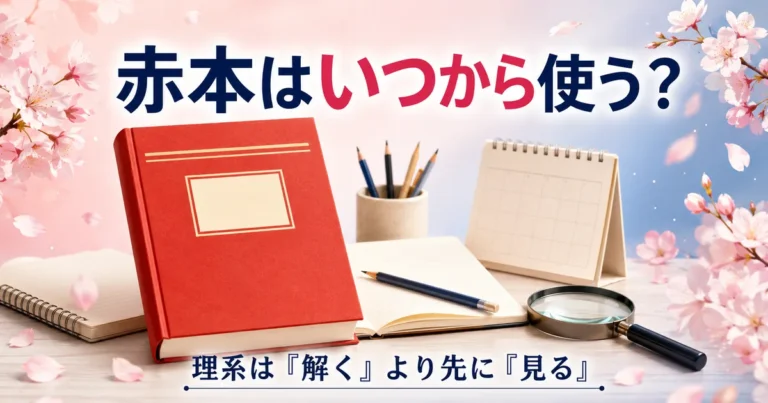 赤本はいつから使う?【過去問対策】