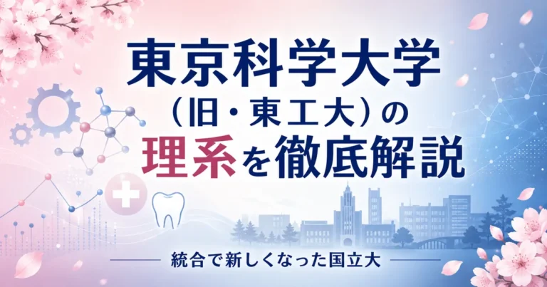 東京科学大学(旧・東工大)理系徹底解説