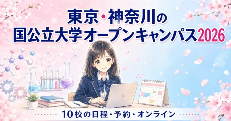 東京・神奈川の国公立大学オープンキャンパス2026