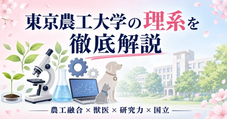 東京農工大学 理系徹底解説