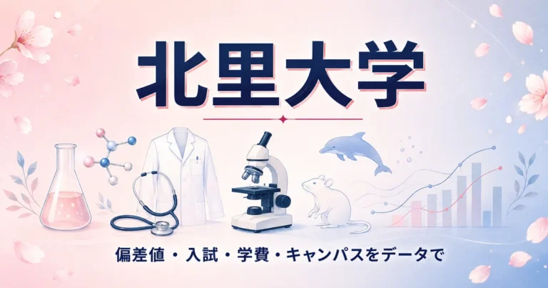 北里大学の8学部16学科を徹底解説