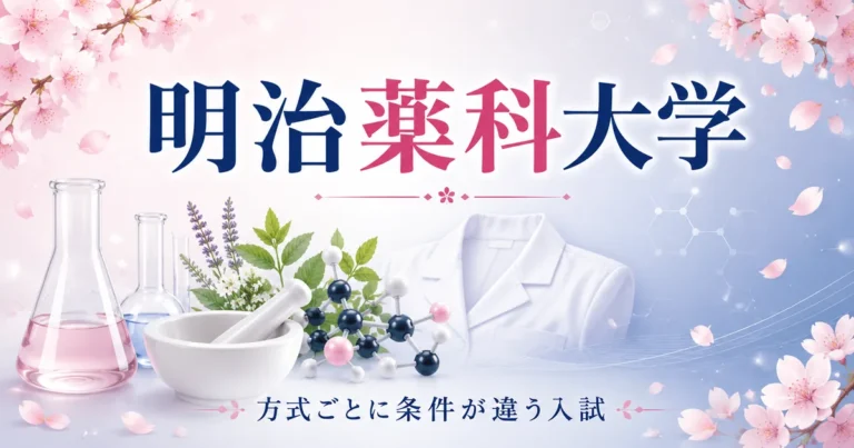 明治薬科大学の徹底解説