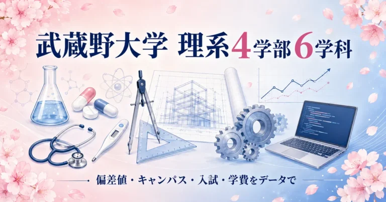 武蔵野大学の理系4学部6学科を徹底解説