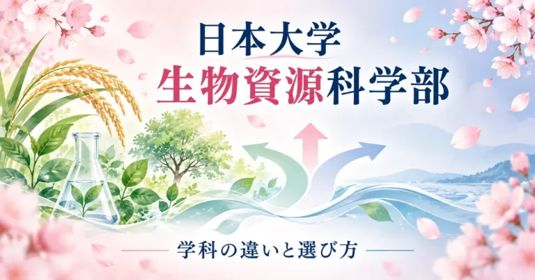 日本大学 生物資源科学部の学科の解説