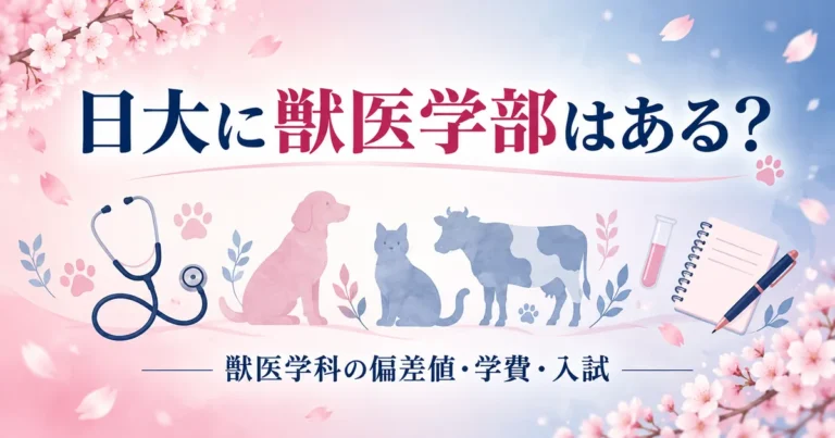 日本大学 獣医学科の偏差値・学費・入試の解説