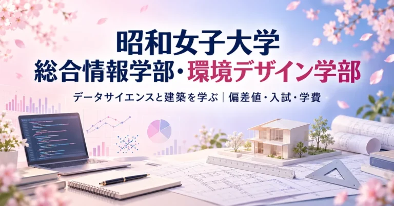 昭和女子大学の総合情報学部・環境デザイン学部の解説