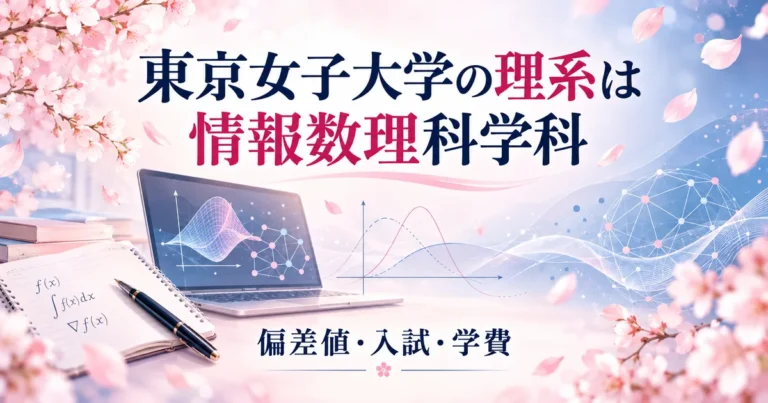 東京女子大学の理系（情報数理科学科）の解説